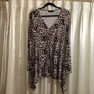 Karen Kane  XL Tunic Leopard print.
